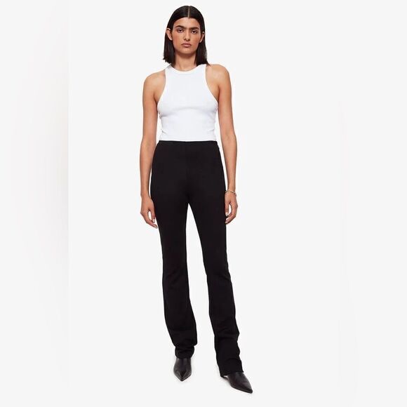 Anine Bine  Dakota Black Pants Flare Side Zip Size S - Picture 3 of 14